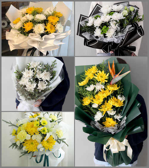 辽宁营口盖州市鼓楼街道白事花束代送
